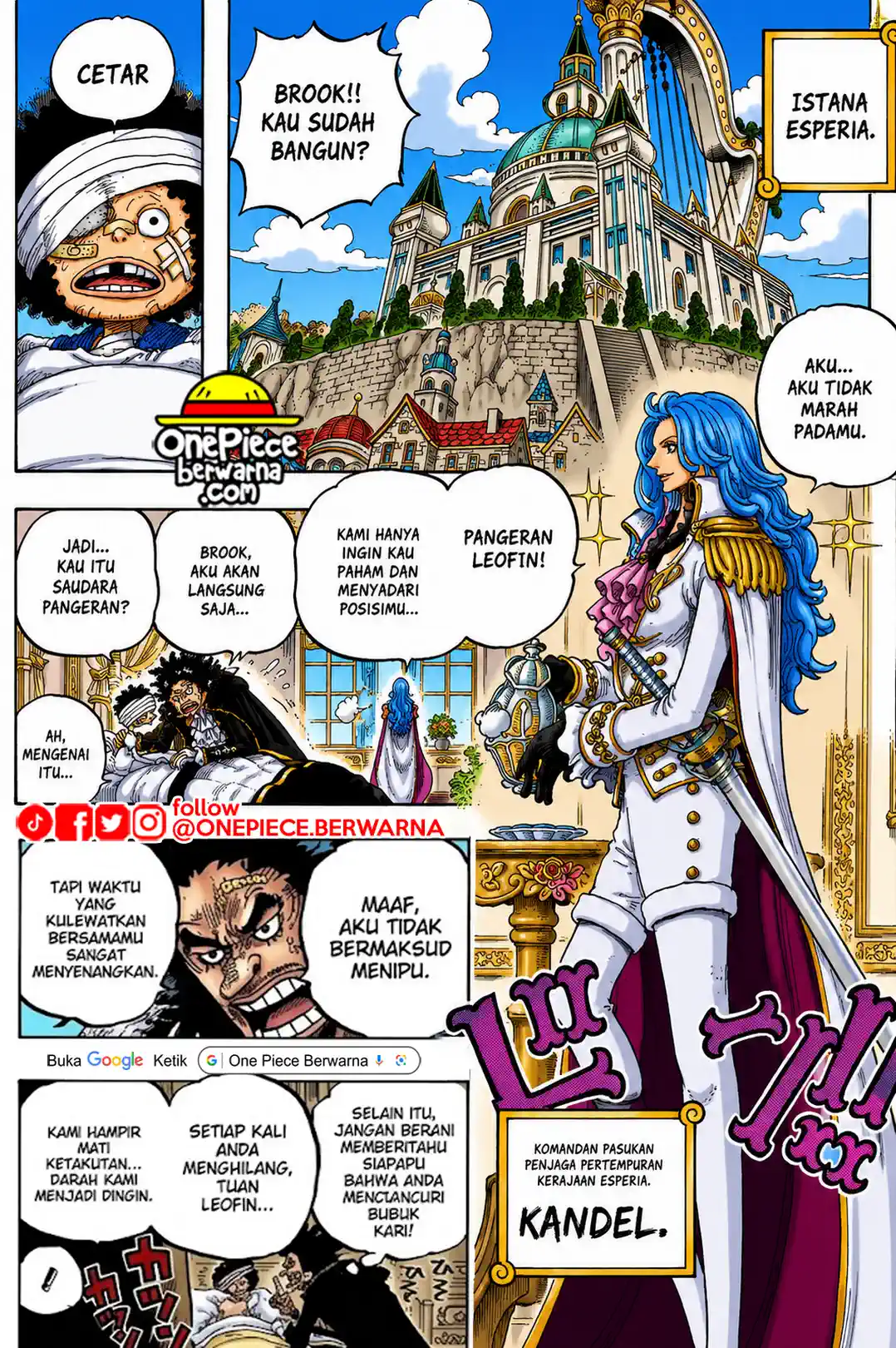 One Piece berwarna 1184 1185 1186 bahasa indonesia